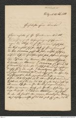 Nachlass Franz Steindachner, Brief von C. B. Klunzinger an Franz Steindachner (22.10.1880), Inv.Nr. 269.05, Seite 1